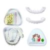 Flipped Warmth 2 Pairs Instant Veneers Dentures False Teeth, Fake Teeth Clip on Veneers Top And Bottom Snap Smile Teeth Top And Bottom Clip in Veneers Teeth Temporary False Teeth view 1