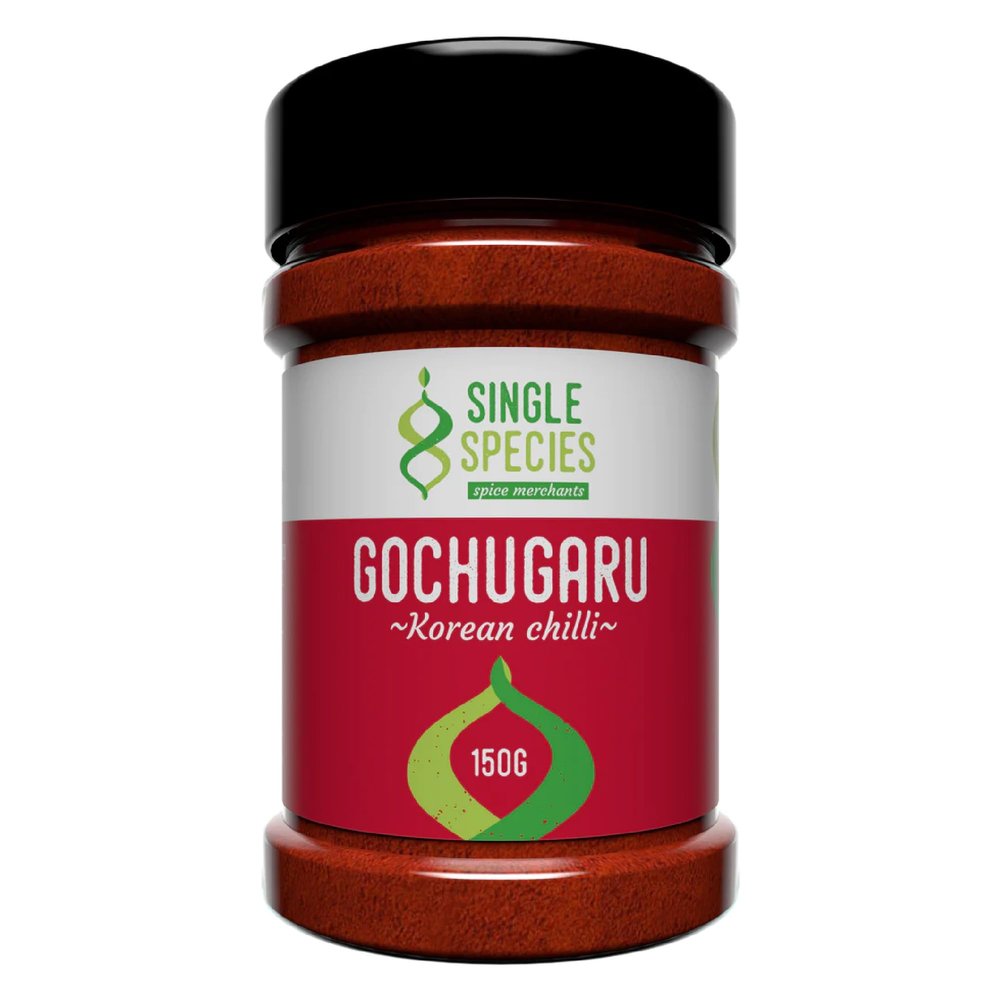 Angus & Oink | Superior Single Species Gochugaru Chilli Flakes | Authentic Kimchi & Korean Cuisine | Smoky, Fruity-Sweet Flavor | Stir Fries & Marinades| 1 x 150G Tub with Shaker Cap