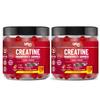 Creatine Gummies 5000mg (5G) for Men & Women - 120 Chewable Creatine Monohydrate Gummies Strawberry Flavoured | Pre Workout Gym Supplement| Muscle Boost| 4 Per Day - Vegan & Halal (2X) view 1