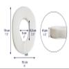 KMINA Piercing Pillow, Ear Pillow with Hole Side Sleepers, Adjustable Strap - Made in Europe view 2