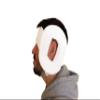 KMINA Piercing Pillow, Ear Pillow with Hole Side Sleepers, Adjustable Strap - Made in Europe view 4