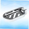BRIGHTFUFU Wall Mounted Soap Rack Adjustable Lifting Rod Bathroom Soap Dish Holder Container Box 25mm Hole for Kitchen and Shower Use view 4