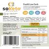 Fusilli Keto Pasta Low Carb Short Paste Pack of 5 x 250g - Very Low Carbohydrates Pasta with Low Glicemic Index or Ketogenic Diet view 2