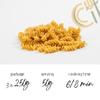 Fusilli Keto Pasta Low Carb Short Paste Pack of 5 x 250g - Very Low Carbohydrates Pasta with Low Glicemic Index or Ketogenic Diet view 4