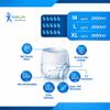 EzeLyfe Premium Adult Incontinence Pants Pull Up Diaper for Men and Women, Maximum Absorption, Ultra Soft, Anti-Leak Security, Breathable (XL (Pack of 120)) view 2