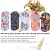 5 Pcs Cloth Napkins, Washable Sanitary Napkins, Reusable Bamboo Menstrual Pads, Feminine Cloth Sanitary Pads for Teenage Women, S(B-Multicolor) view 4