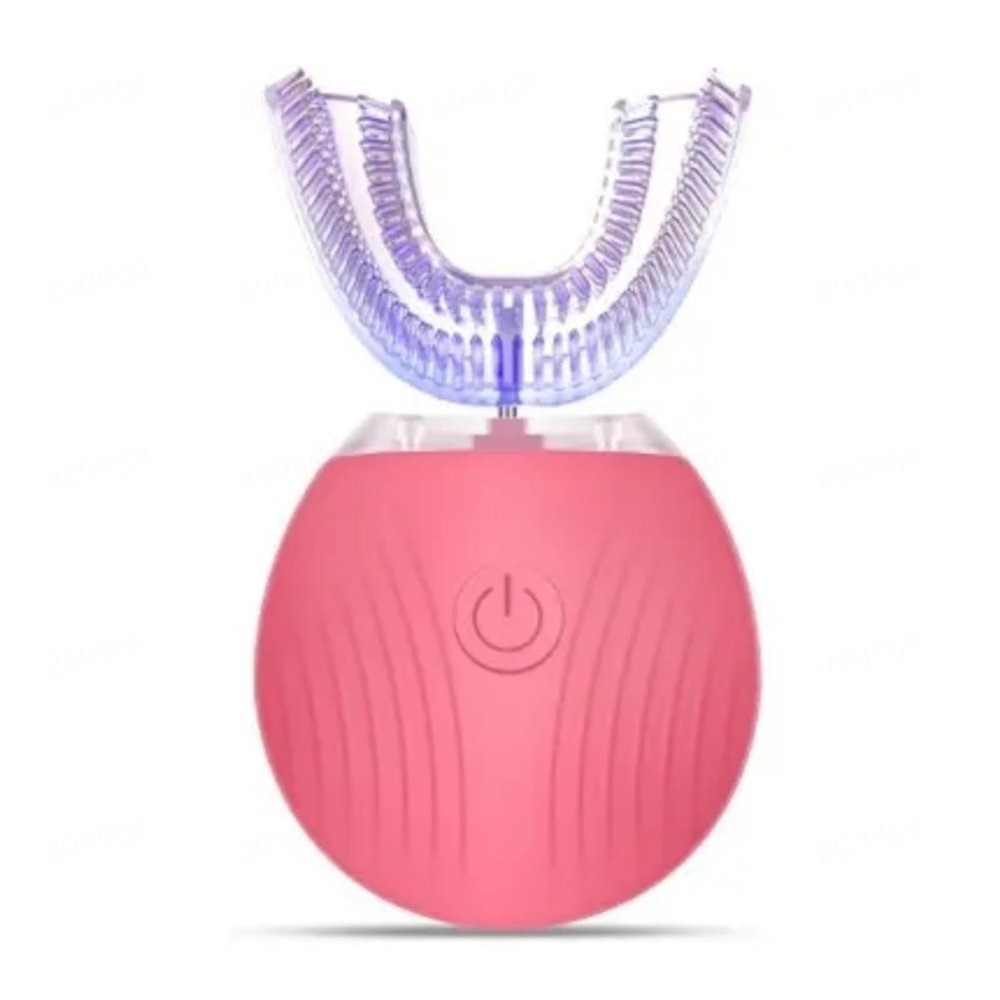 VIDECOR U-Shaped Automatic Electric, U Shaped Adult Toothbrush for Adults U Toothbrush Cleaning Oral Care Tool - Rechargeable Deep Soft Silica Gel Dental Whitening,A