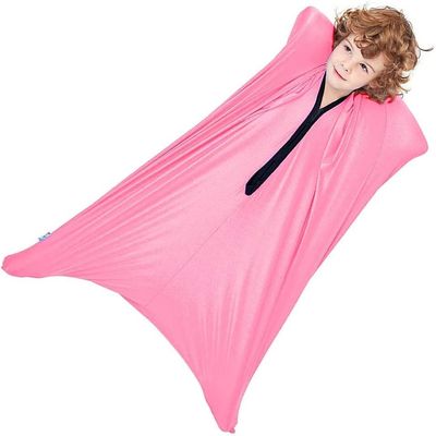 MIOTEQ Sensory Body Sock Autism/ADHD Sensory Needs, Body Sock, Full-Body Wrap To Relieve Stress, Self-Calming, Relaxing 3-18 Years Old (Color : Pink, Size : S/Small-69 * 102cm)