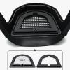 2 set of Full Face Shield Removable Filter Plug Anti Fog for Kitchen Restaurant black, 185 x 170 x 110mm view 4