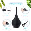 BAIYSFFG Enema Bulb Douche for Men & Women, Reusable Cleaning Silicone Slim Nozzle Douche, Safe Comfortable Rubber Washing Cleaning Douche Kit,160 ML, Black view 3