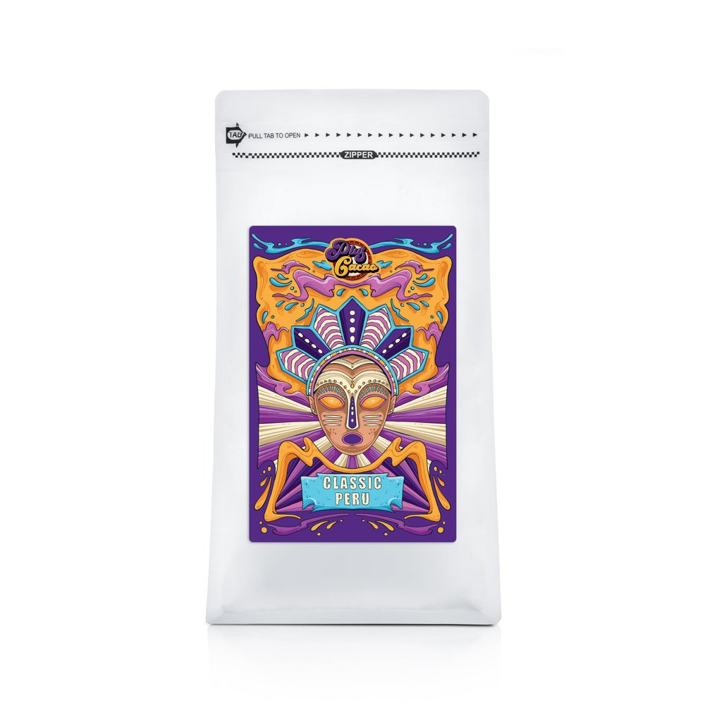Cacao Ceremonial Grade 100% Organic Criollo Peru coffee alternative (500g)