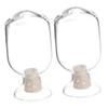 DECHOUS Glass Matchstick Holder Storage Bottles High Hardness Glass Display Jar 2pcs 125ml for Home Organisation and Decorative Use view 1