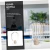 DECHOUS Glass Matchstick Holder Storage Bottles High Hardness Glass Display Jar 2pcs 125ml for Home Organisation and Decorative Use view 4