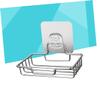 2pcs Bathroom Soap Holder Stainless Steel Soup Holder Kitchen Sponge Holder Wall Mount Soup Holder Adhesive Soup Holder Storage Rack Sucker view 4