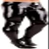 Latex Leggings Men Skinny Trousers 3D Cut Crotch Zip,Clear,XL view 1