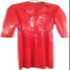 Latex Rubber Anzug Mantel Gummi Rot Long Trench Coat,Custom Color,S view 1
