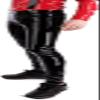 GOCTRN Handmade Black Latex Gummi Rubber Men Jeans Pants Slim 4 Pockets Customized with Front Zip,White,XXL view 1