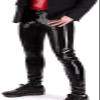 GOCTRN Handmade Black Latex Gummi Rubber Men Jeans Pants Slim 4 Pockets Customized with Front Zip,White,XXL view 2