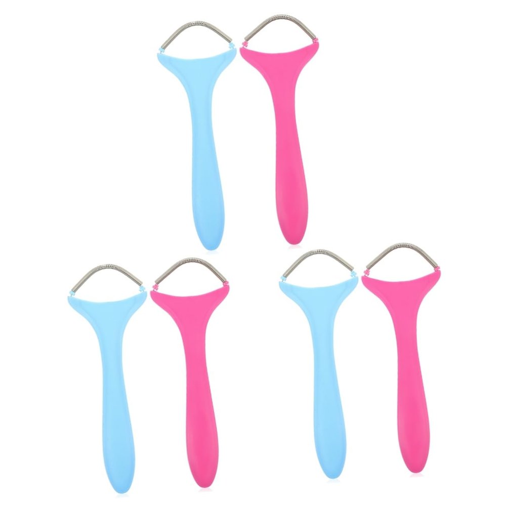 Beavorty 6pcs Portable Facial Threading Hair Removal Epilator Tool for Women for Eyebrow Upper Lip Threading Hair Removal Lightweight and Easy to Use Face Epilator