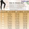 beister 15-20 mmHg Compression Stockings for Women & Men, Thigh High Medical Footless Graduated Compression Sleeves with Dot Silicone Band, Support Pressure Socks for Varicose Veins, Edema, DVT view 3