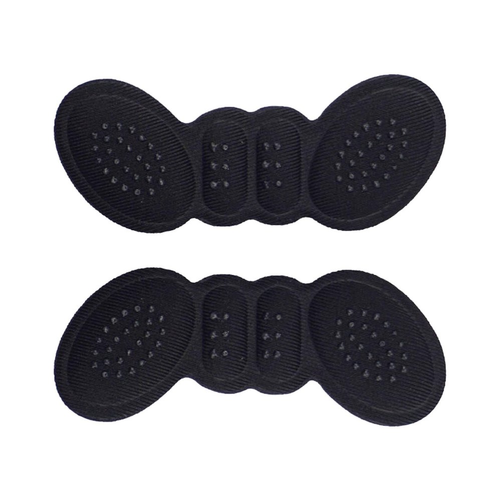 1 Pairs Heel Cushions Pads, Heel Grip Liner Cushion Slipless Soft Thicken Foot Protector Pad, for Women Men, Prevent Grind Feet, Fit and Comfort (Black)