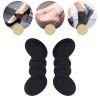 1 Pairs Heel Cushions Pads, Heel Grip Liner Cushion Slipless Soft Thicken Foot Protector Pad, for Women Men, Prevent Grind Feet, Fit and Comfort (Black) view 2