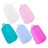 Cabilock 25pcs Silicone Toothbrush Covers Caps for Travel Toothbrush Portable Protector Head Covers view 3