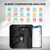 flying Osprey Smart Scale for Body Weight and Fat, Bathroom Scales 18 Composition Analyzer Sync to APP, 4'7'' Digital Display, High Accurate BMI, Heart Rate, Muscle 400lbs (Black) view 2