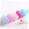 Alipis 10pcs Silicone Toothbrush Covers Portable Toothbrush Head Protectors Dust Caps for Travel Use Protects Heads from Bacteria and Damage view 3