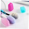 Alipis 15pcs Toothbrush Head Covers Silicone Travel Toothbrush Caps Coverings Portable Protector for Travel view 2