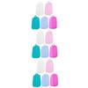 Cabilock 15pcs Silicone Toothbrush Covers Caps Travel Portable Toothbrush Head Protectors Dust Covers for Head for Travel Case view 1