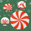 100Pcs Christmas Paper Napkins Peppermint Candy Disposable Napkins Round Lollipop Xmas Candy Party Tableware Decor Red White Cocktail Napkins for Winter Holiday Dinner Party Supplies view 3