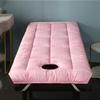 LXJDDLD Spa Massage Table Pad,Beauty Salon Bed Mattress with Square/Round/Trapezoidal Head,Lash Bed Cover with Face Breathing Hole,Non-Slip Massage Accessories Protective Topper,Pink T,60x180cm view 1