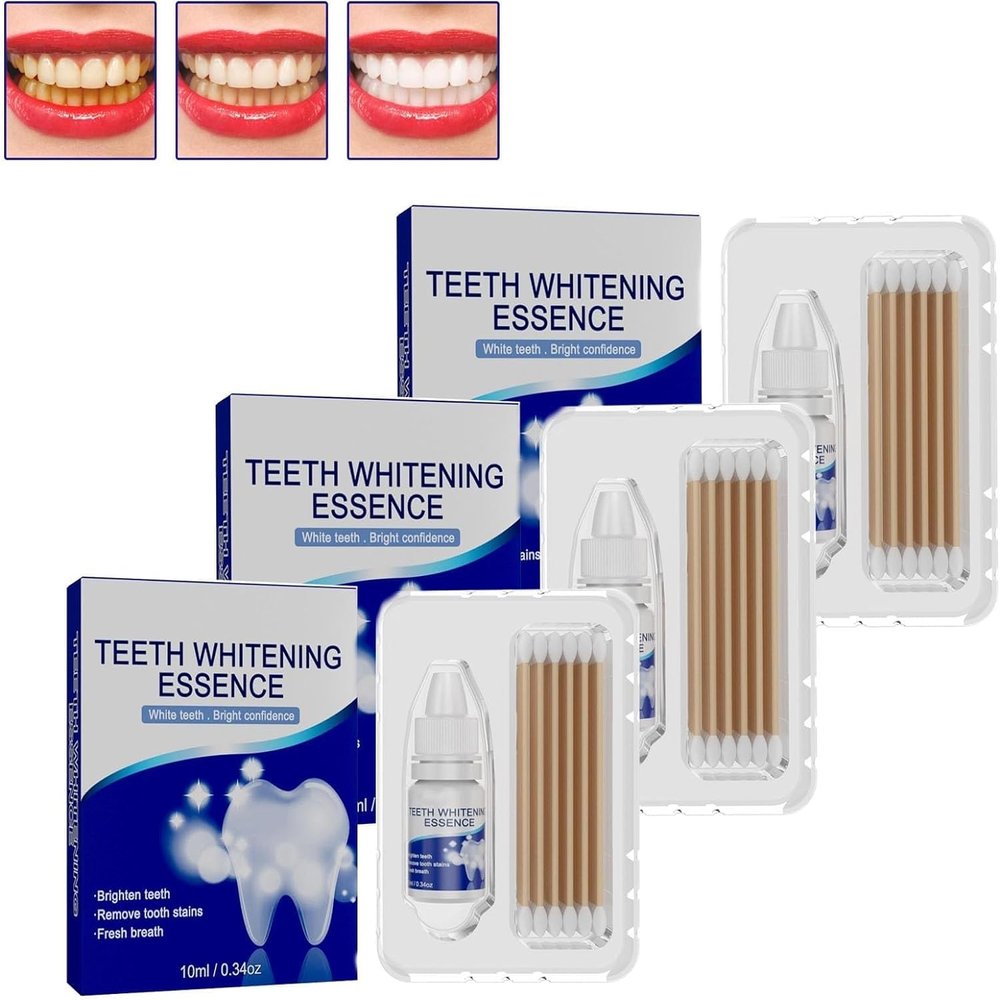 EXQST Power Tooth Whitening Essence,Effectively Removes Surface Plaque,Power Tooth Whitening EssenceTeeth Whitening Serum,Removes Various Stains