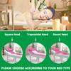 LXJDDLD 3/4.5/5/6.5cm Massage Table Mattress Topper,Spa Bed Padding with Breathing Hole,Memory Foam Mattress for Beauty Salon Bed,Square Head Massage Accessories Protective Pad,White 3cm,70x180cm view 2