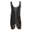 Mymyguoe Wetlook Lingerie Men's Jumpsuit Party Clubwear Latex Jumpsuit for Men in Latex with Zip Short Jumpsuit Shiny Underwear Clubwear, black, S view 4
