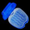 2PCS Denture Case, Denture Cup with Strainer, Denture Bath Case Effective Compact False Teeth Full Protection Denture Bath Box for Trip Dark Blue view 2