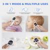 AILE Digital Temperature Thermometer for Ear and Forehead: Infrared Thermometers Gun for Baby and Adult - Approved UK Accurate Fast Readings Fever Alarm Mute Mode Non touch Contact Measurement view 4