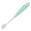 Anneome Children's Panda Toothbrush with Storage Bucket Ultra Fine Hair Childrens Toothbrush Oral Care Tool PP Green view 1