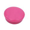 Denture Case, Orthodontic Retainer Box Wear-Resistant Vent Hole Design with Mirror Dental Mouthguard Denture Holder Mouthpiece Case for Unisex, Special Birthday Gift Pink view 1