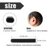 4pcs Eye Glasses Ear Cushion, Upgrade Soft Silicone Ear Pads for Glasses Grip Anti-Slip Elastic Comfort Temple Sleeves Eyewear Retainer Tip for Sunglasses Reading Eyeglasses view 2