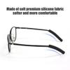 4pcs Eye Glasses Ear Cushion, Upgrade Soft Silicone Ear Pads for Glasses Grip Anti-Slip Elastic Comfort Temple Sleeves Eyewear Retainer Tip for Sunglasses Reading Eyeglasses view 4