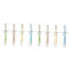 ibasenice 8pcs Standing Suction Tooth Brush Silicone Teether and Bristles for Boys and Girls Boy Girl Training Brush for Use view 1