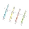 ibasenice 8pcs Standing Suction Tooth Brush Silicone Teether and Bristles for Boys and Girls Boy Girl Training Brush for Use view 3