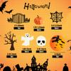 Halloween Cake Toppers Moon Ghost Cake Topper Pumpkin Skull Head Spider Web Cake Decorations For Trick-or-Treat Halloween Party Supplies (Style 01) view 2