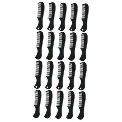 Beaupretty 20pcs Men's Mini Pocket Comb Compact Hair Comb for Beard Mustache Styling Portable Grooming Tool Fine Tooth for Hair Care