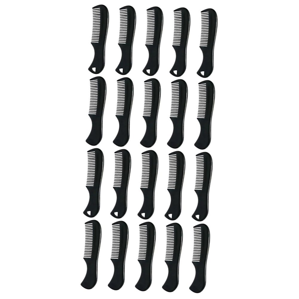 Beaupretty 20pcs Men's Mini Pocket Comb Compact Hair Comb for Beard Mustache Styling Portable Grooming Tool Fine Tooth for Hair Care