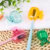 4 Pack Travel Toothbrush Head Covers Toothbrush Protector Cap Brush Pod Case Protective Portable Plastic Clip for Household Travel, Bathroom, School, Camping, Business (Green, Teal, Orange, Pink) view 4