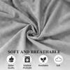 Jacobable Bed Wedge Pillow for Side Sleeping Sponge Filled Body Positioning Triangle Pillow Suitable for Pregnancy and Surgery Prevent Bed Sore for Leg and Back Support with Pillow Case (Light Gray) view 4