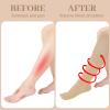 Firtink 2 Pairs Compression Socks For Women Men 20-30 Mmhg Knee High Socks Varicose Veins Socks Surgical Compression Socks For Nursing Pregnancy Flight Sports Travel view 4